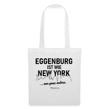 Eggenburg ist wie New York - Stoffbeutel - Weiß - Vorne
