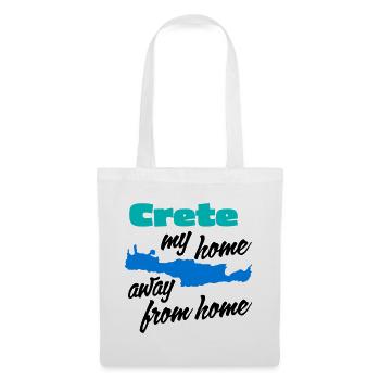 Crete – my home away from home - Tote Bag - white - Front