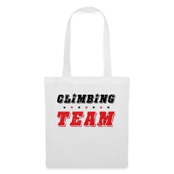 Climbing Team - Stoffbeutel - Weiß - Vorne