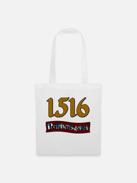 1516 Reinheitsgebot - Stoffbeutel - Weiß
