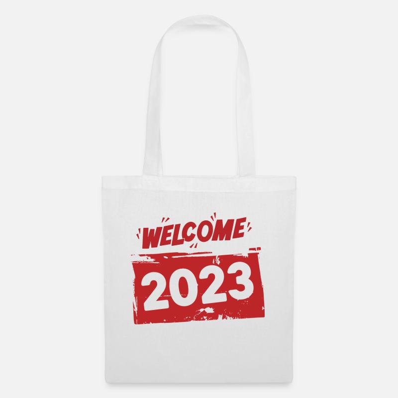 Welcome 2023 - Stoffbeutel - Weiß