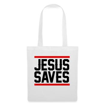 Jésus sauve - Sac en tissu - blanc - Devant