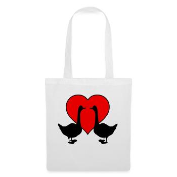 Goose Love 02 - Tote Bag - white - Front