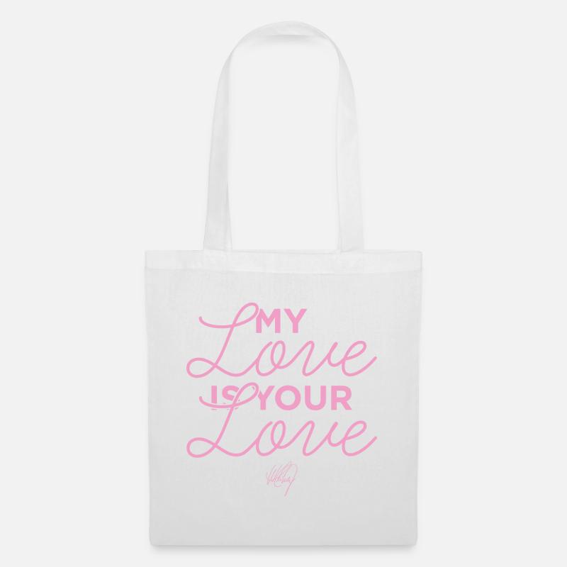 Whitney Houston Il mio amore è il tuo amore - Borsa di stoffa - bianco