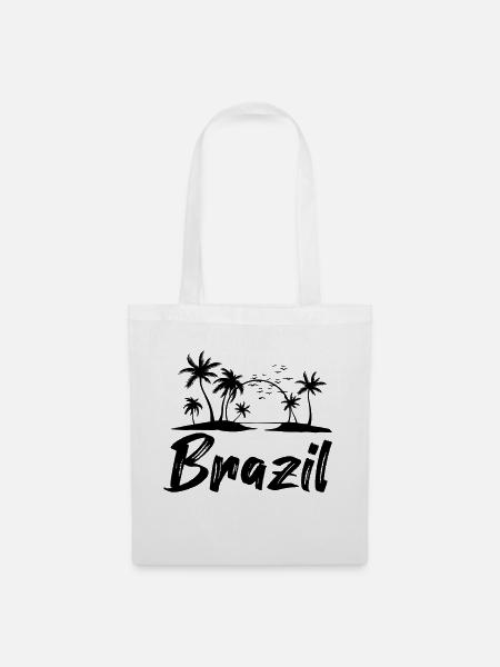 brazil - Stoffbeutel - Weiß