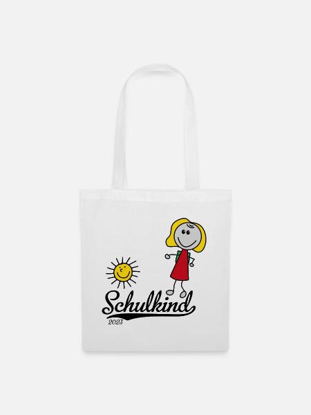 Schulkind 2023 - Stoffbeutel - Weiß