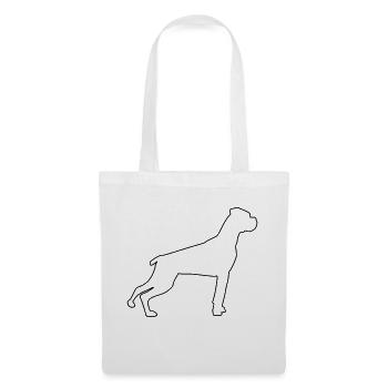 Contours de boxer 1 - Sac en tissu - blanc - Devant