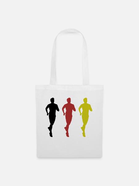 Jogging Germany - Tote Bag - white