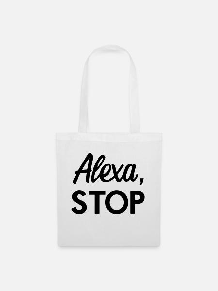 Alexa, Stopp - Lustig Terry Solar Opposites - Nerd - Stoffbeutel - Weiß