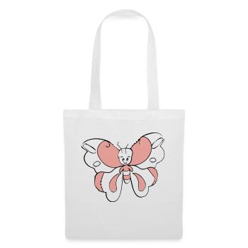 Papillon coloré > Graphique vectoriel - Sac en tissu - blanc - Devant