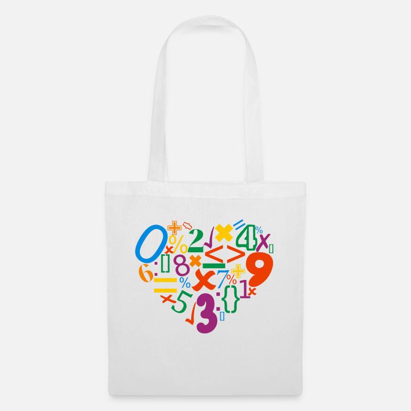 MATEMATICS - Tote Bag - white