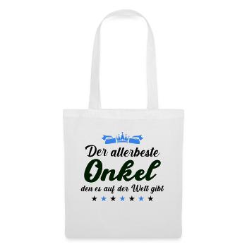 Le meilleur oncle de tous - Sac en tissu - blanc - Devant