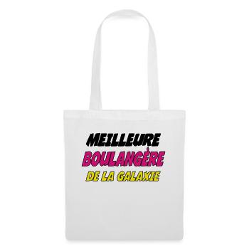 MEILLEURE boulangère DE LA GALAXIE - Sac en tissu - blanc - Devant