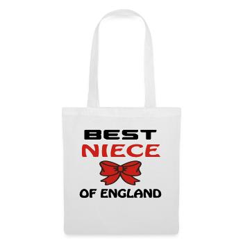 BEST NIECE OF ENGLAND - Tote Bag - white - Front
