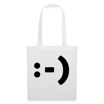 sourireToujours un sourire - Sac en tissu - blanc - Devant