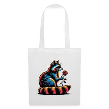 Raccoon - Tote Bag - white - Front
