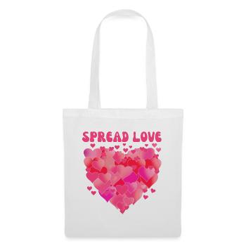 Spread love - Tote Bag - white - Front