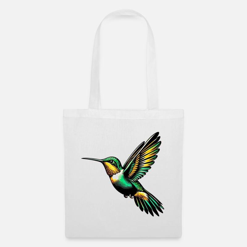 Colibri - Sac en tissu - blanc