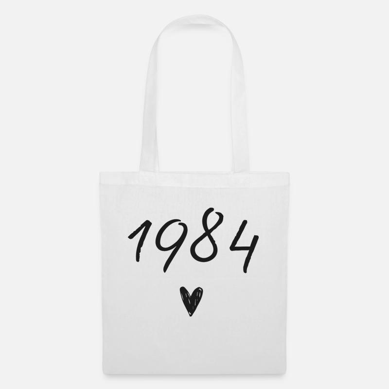 Herzjubiläum 1984 - Stoffbeutel - Weiß