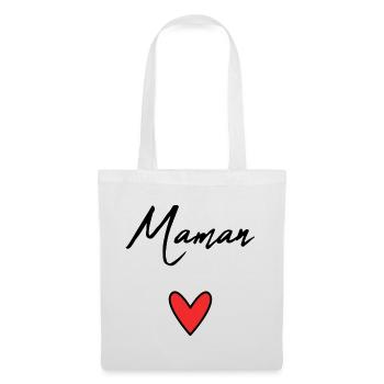MOM. MOTHER'S DAY. HEART. FEAST. HAPPY BIRTHDAY - Tote Bag - white - Front