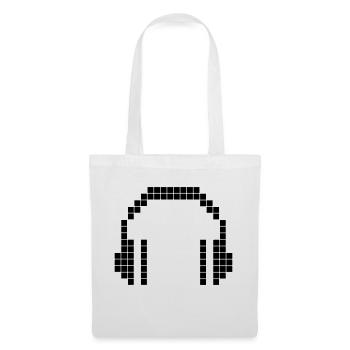 8 BIT Headphones - Tote Bag - white - Front