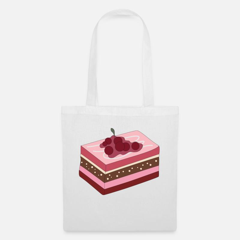 Sweets Kuchen - Stoffbeutel - Weiß