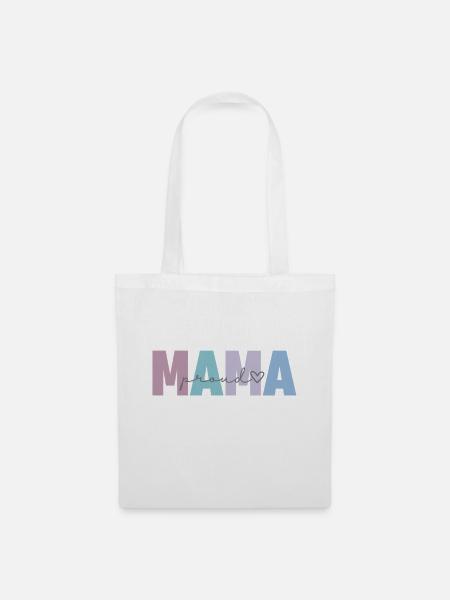 proud mama - Stoffbeutel - Weiß