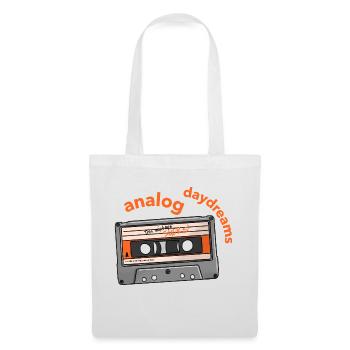 Vintage analog mixtape - Stoffbeutel - Weiß - Vorne
