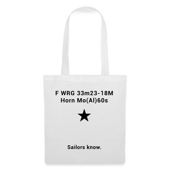 Lighthouse Old Weser - Sailing North Sea Baltic Sea - Tote Bag - white - Front