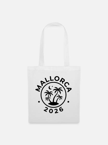 Mallorca 2026 - Stoffbeutel - Weiß