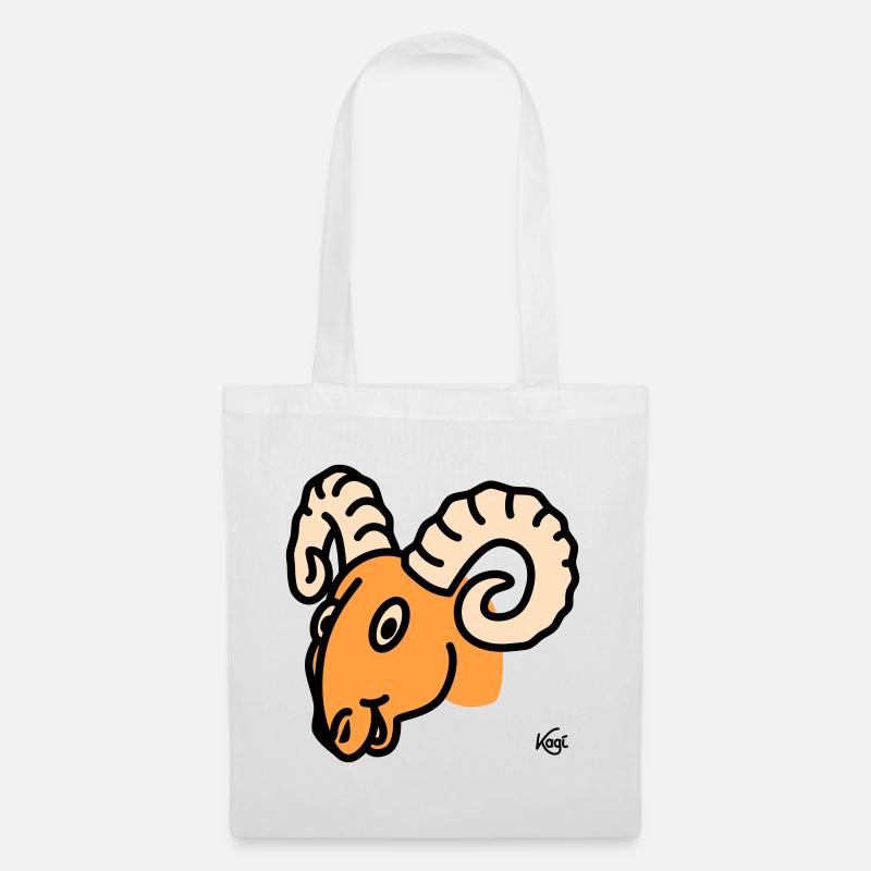 Ariès grand - Sac en tissu - blanc