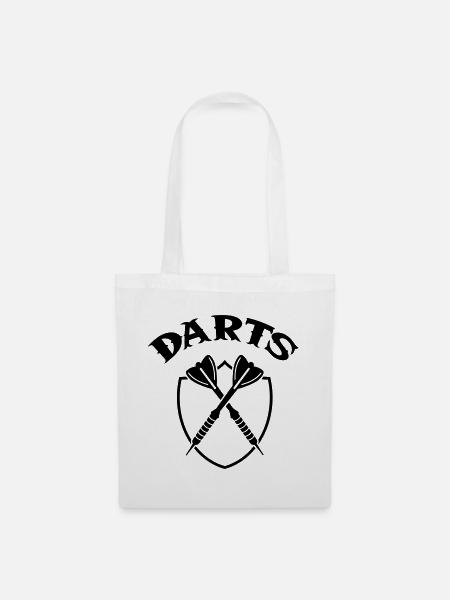 darts - Stoffbeutel - Weiß