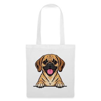 Puggle - Stoffbeutel - Weiß - Vorne