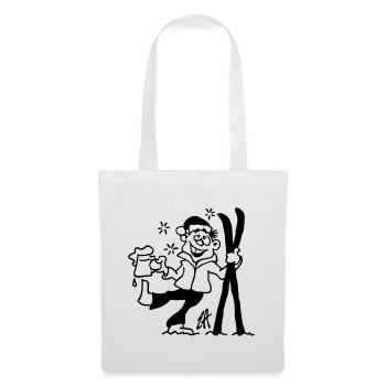 Apres-ski - Sac en tissu - blanc - Devant