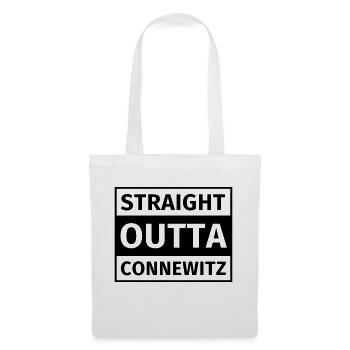 Straight Outta Connewitz - Stoffbeutel - Weiß - Vorne