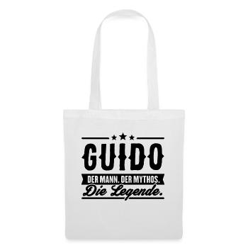 Man Myth Legend Guido - Tote Bag - white - Front