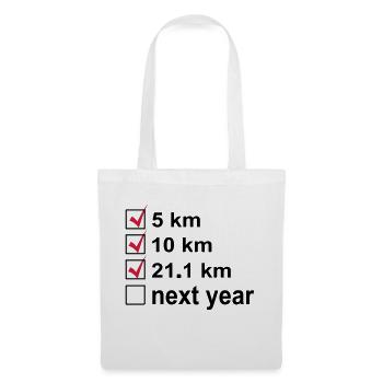 2541614 15954334 runnn2 - Sac en tissu - blanc - Devant