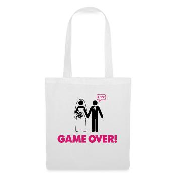 Fin du jeu. Je suis marié. - Sac en tissu - blanc - Devant