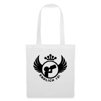 endlich 18 - Tote Bag - white - Front