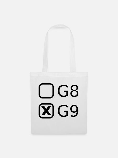 G8 G9 - Stoffbeutel - Weiß