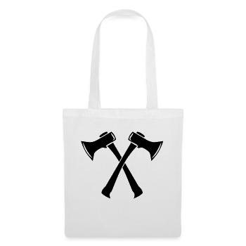 Axe axes lumberjack forest fire 1c - Tote Bag - white - Front