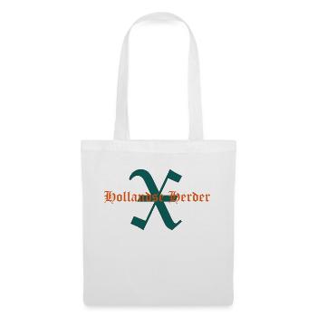 Schriftzug X-Hollandse Herder - Stoffbeutel - Weiß - Vorne