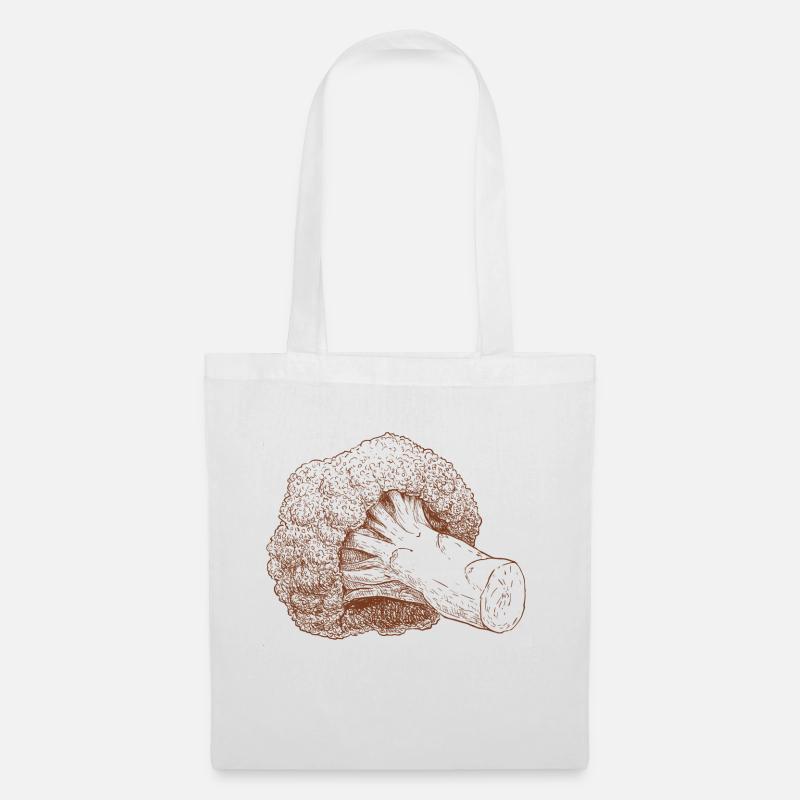 broccoli - Tote Bag - white