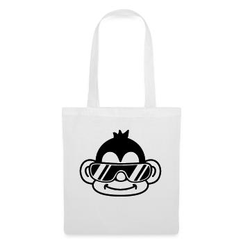 Cool Monkey Face - Tote Bag - white - Front