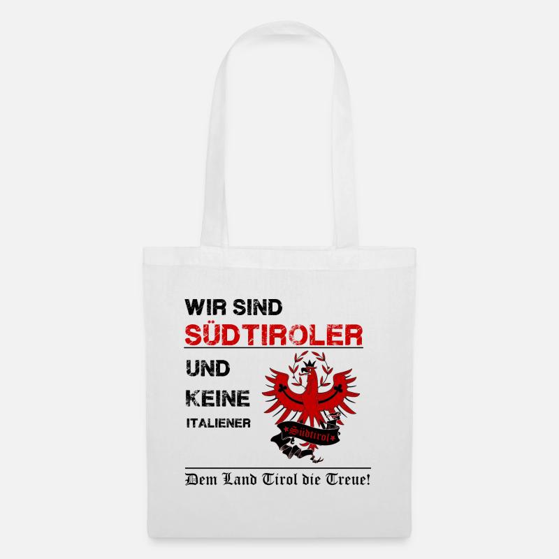 Südtirol - Stoffbeutel - Weiß