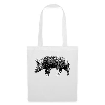Wild Boar - Sac en tissu - blanc - Devant