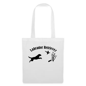 Labrador Retriever - Stoffbeutel - Weiß - Vorne