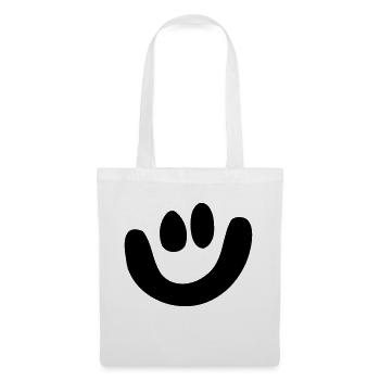 Smiley - Stoffbeutel - Weiß - Vorne