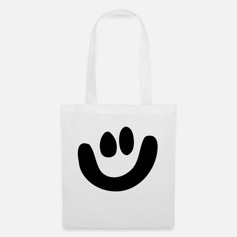 Smiley - Tote Bag - white