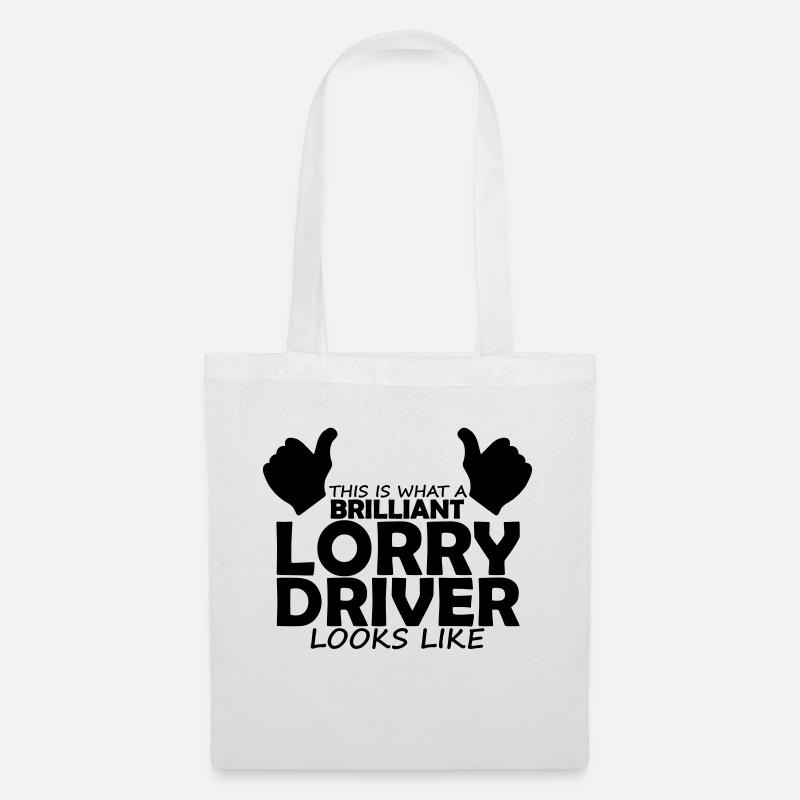 brilliant lorry driver - Tote Bag - white